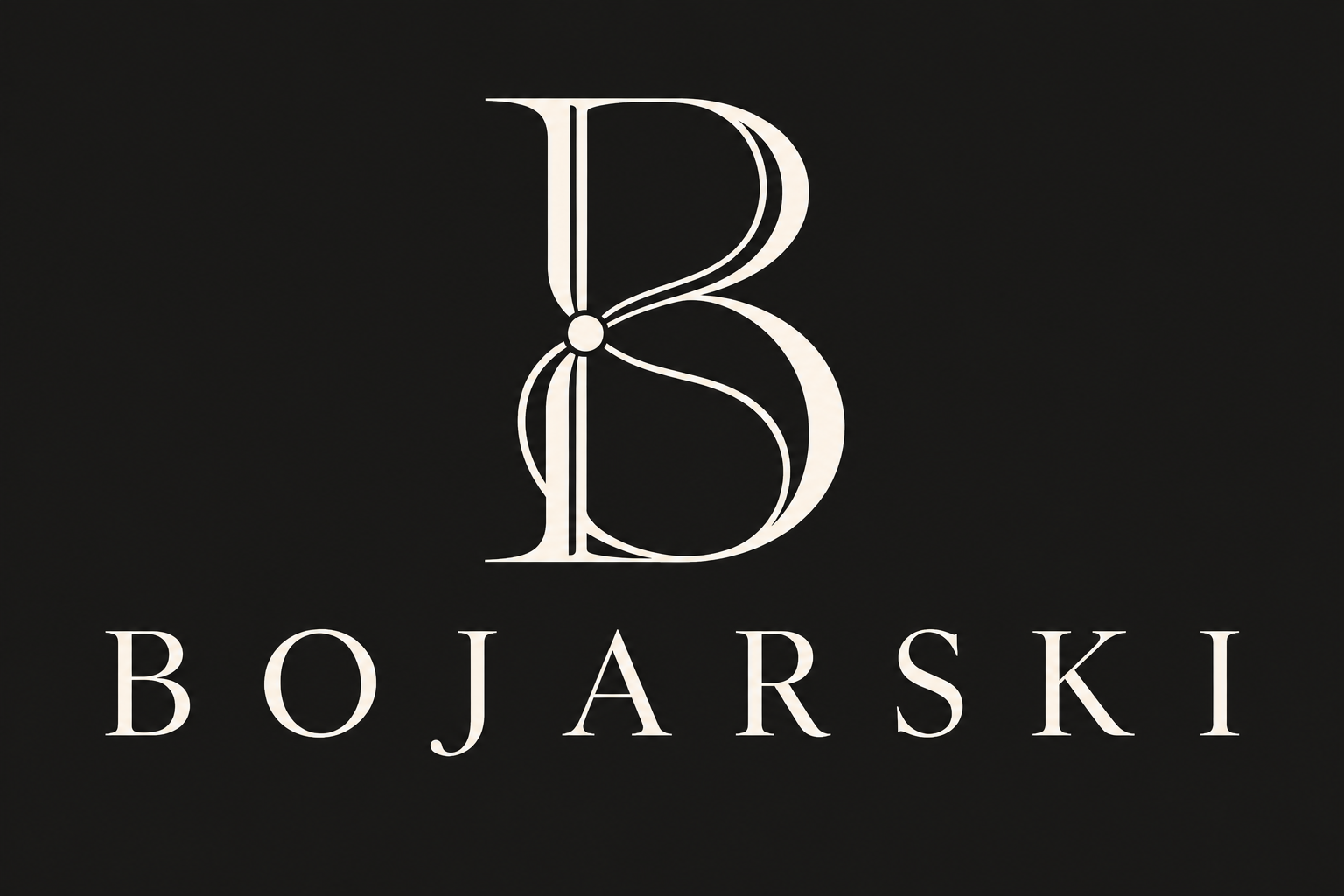 Bojarski — monogram B inspirowany szwami tapicerskimi
